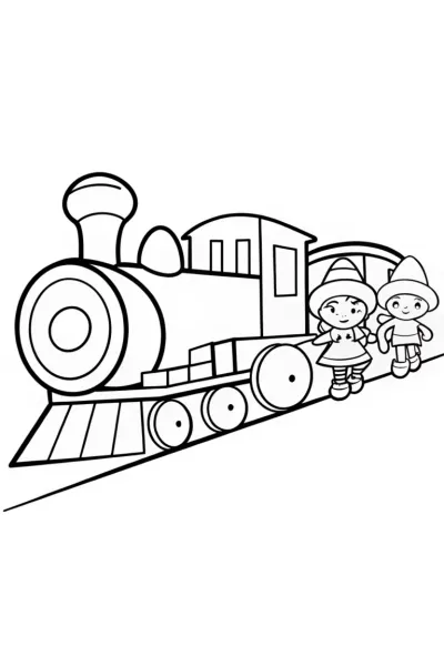 Strawberry Shortcake train adventure