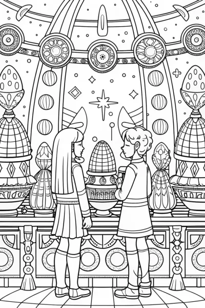 Rainbow High students at space bazaar