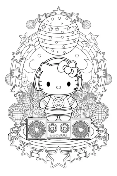 Hello Kitty cosmic music festival