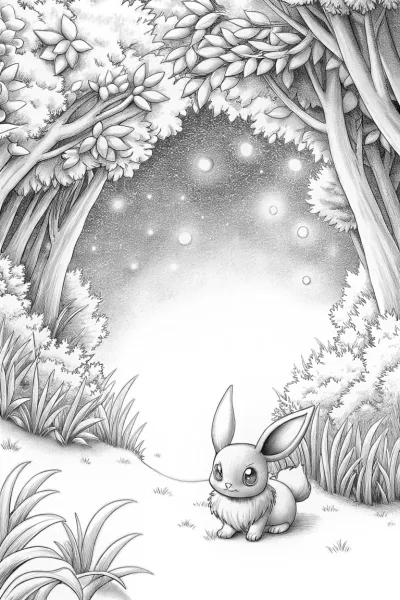 Eevee stargazing night