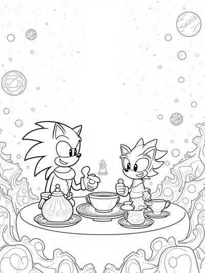 Super Sonic at the tea party