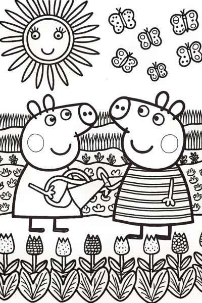 Peppa Pig’s Joyful Day in the Garden