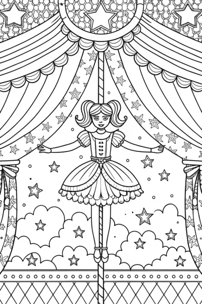 Barbie the ringmaster in the sky