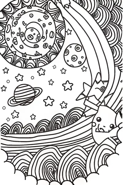 Vortexion Legendary Pokémon Coloring Page