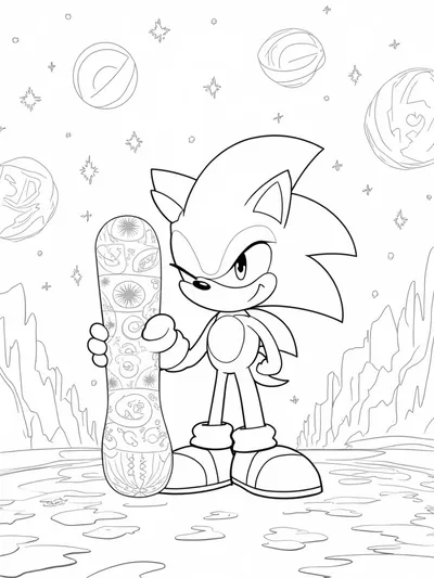 Super Sonic in his workshop