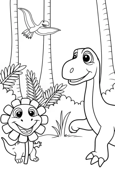 Yoshi in the ancient jungle