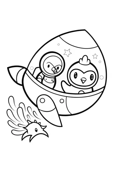 Octonauts’ Galactic Adventure Coloring Page