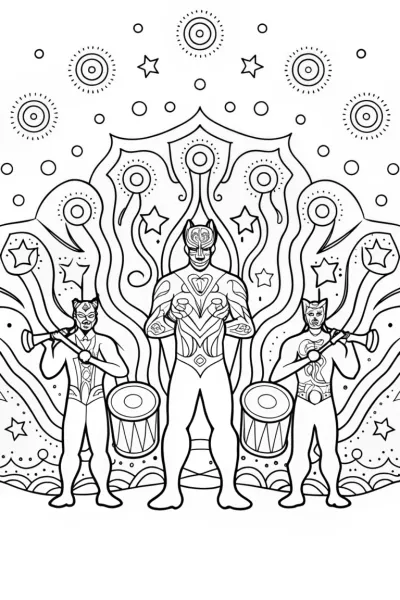 Black Panther conducts a cosmic orchestra