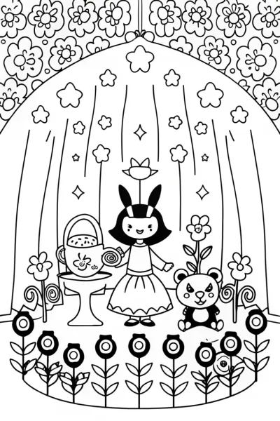 Kuromi’s Enchanting Tea Party Adventure