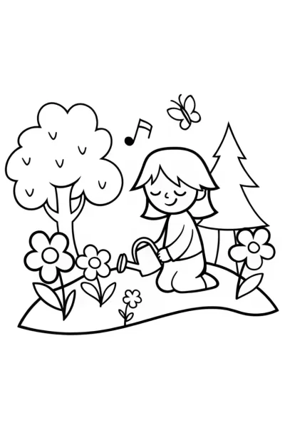 Mirabel Tends to Her Magical Garden