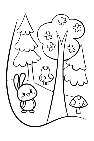 Chick’s Enchanted Journey Through the Forest