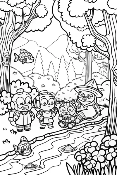 League of Legends Champion’s Circle Coloring Page