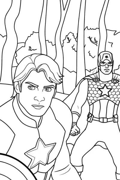 Avengers in the enchanted forest