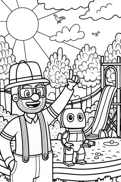 Blippi and the Curious Robot Adventure Fun!