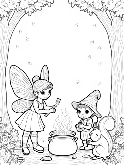 Fairy and gnome love potion contest