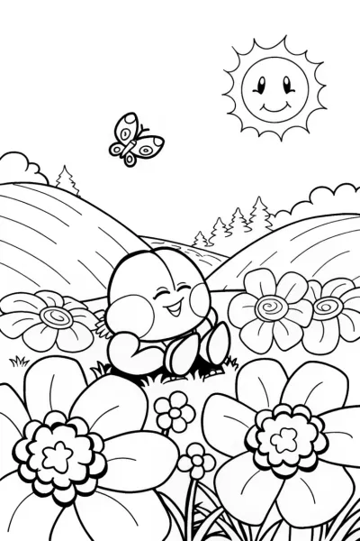 Kirby’s Joyful Day in the Cosmic Garden Adventure