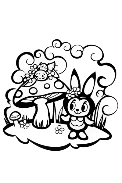 Kuromi’s Magical Mushroom Garden Adventure