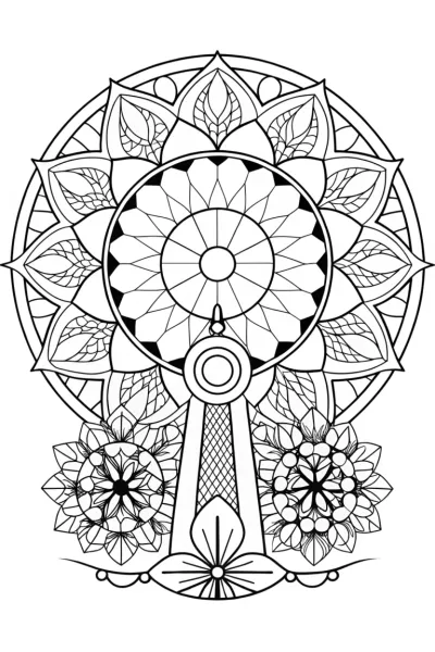 Kaleidoscope of curiosity mandala