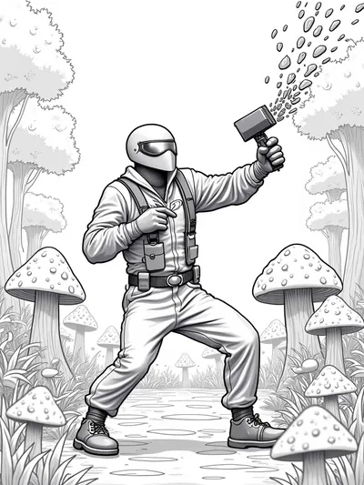 Venom’s playful paintball match