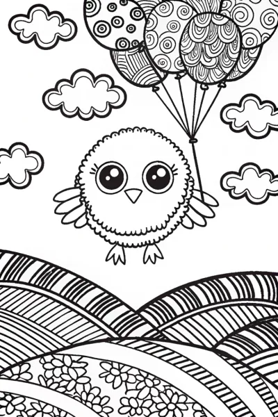 Chick’s Colorful Balloon Journey