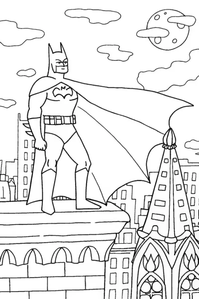 Gotham City Skywatch with Batman