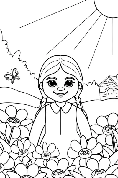 Magic Moments with Lily in the Flower Garden