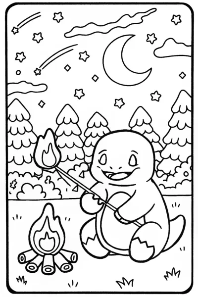 Charmander’s Campfire Cozy Time