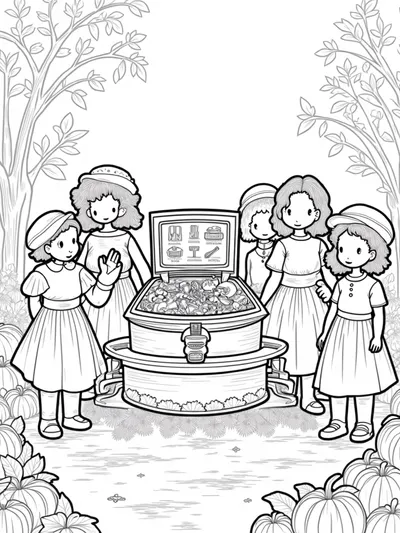 Thanksgiving time capsule gathering