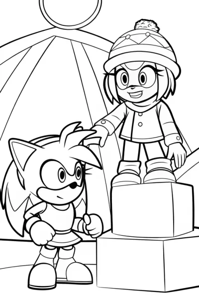 Sonic ice sculpture contest