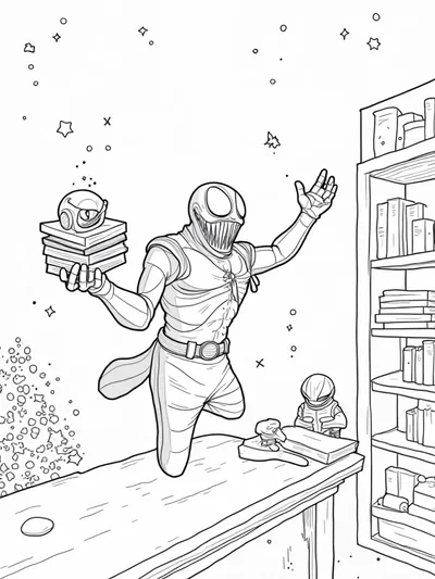 Venom as a galactic librarian