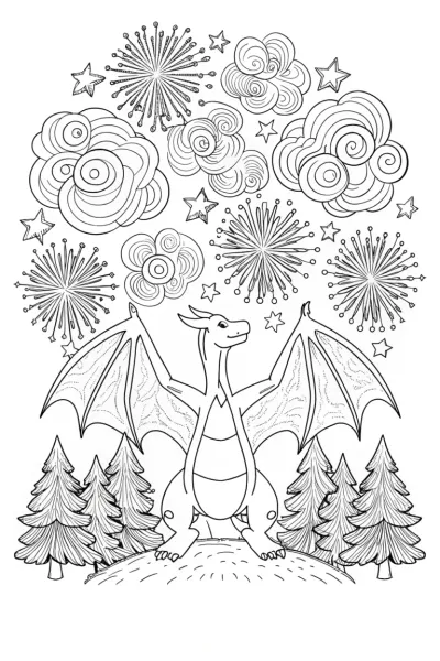Charizard’s Spectacular Fireworks Celebration