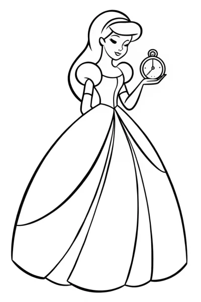 Princess with a time-traveling compass