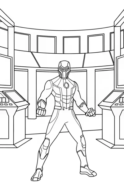 Black Panther at the technology fair