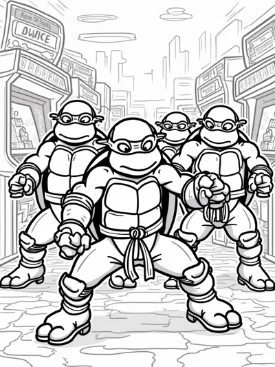 Teenage Mutant Ninja Turtles arcade
