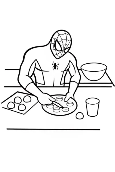 Spider-Man cooking challenge