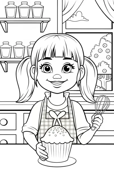 Gabby’s Magical Baking Adventure Coloring Fun