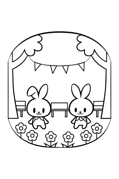 My Melody’s garden dance party