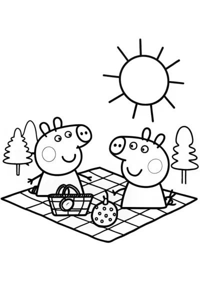 Peppa and Friends Enjoy a Fun Picnic Adventure!