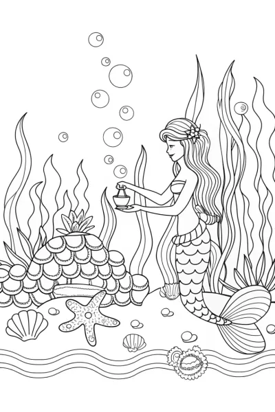 Mermaid tea ceremony