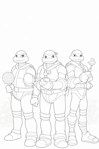 Teenage Mutant Ninja Turtles candy fun