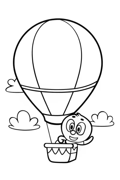 Huggy Wuggy’s balloon adventure