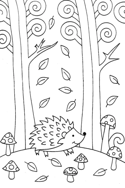 The Autumn Adventure of the Curious Hedgehog