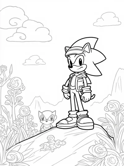 Super Sonic exploring alien worlds