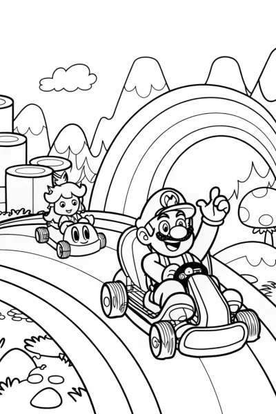 Mario Kart Racing Fun in the Mushroom Kingdom!
