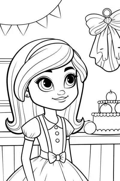 Cupcake Chic in the vintage toy store