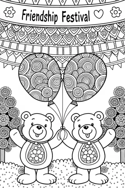 Care Bears’ Festival of Friendship Coloring Fun