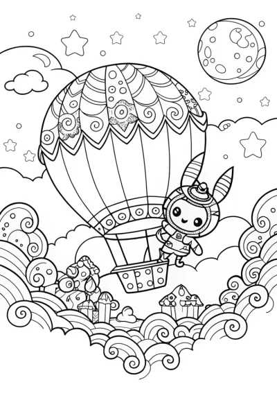 Kuromi’s skywriting adventure