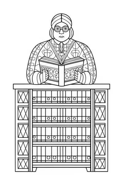 Hulk as a librarian