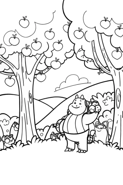 Bowser the Gentle Giant Coloring Page
