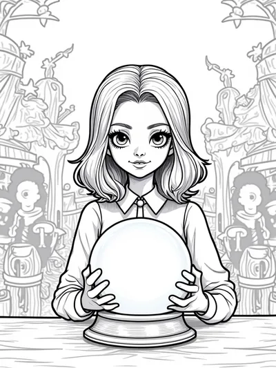 Wednesday Addams fortune-teller scene